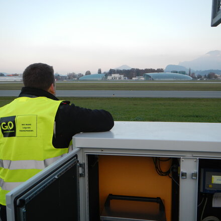 Salzburg Airport monitoring station